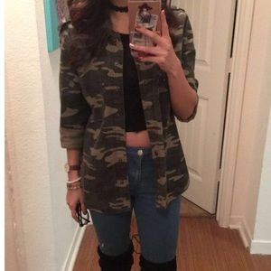 Forever 21 Camo Shirt Jacket